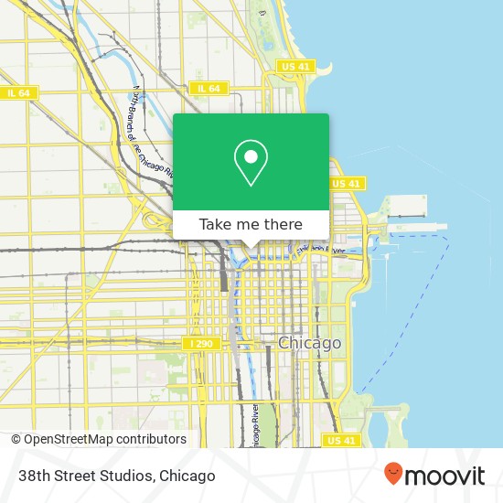 38th Street Studios map