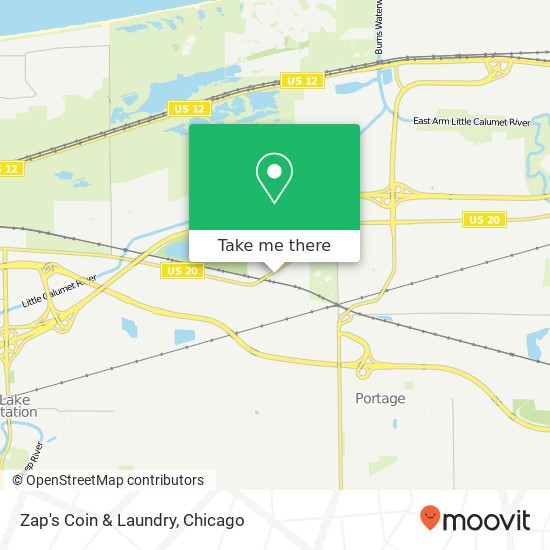Zap's Coin & Laundry map