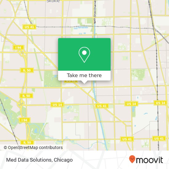Med Data Solutions map