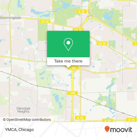 YMCA map