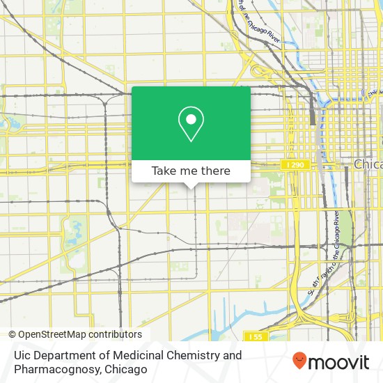 Uic Department of Medicinal Chemistry and Pharmacognosy map