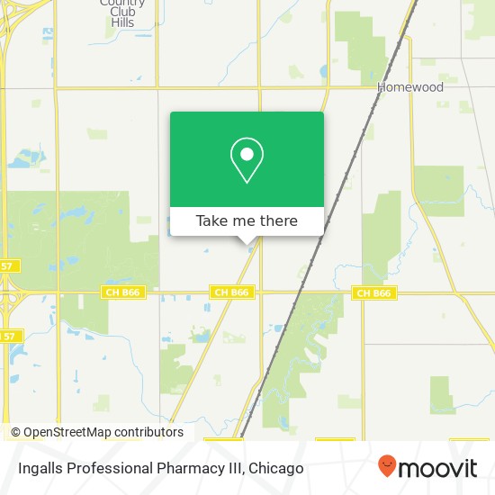 Mapa de Ingalls Professional Pharmacy III