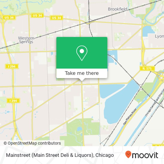 Mainstreet (Main Street Deli & Liquors) map