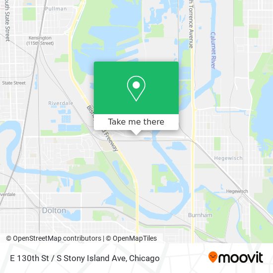 Mapa de E 130th St / S Stony Island Ave