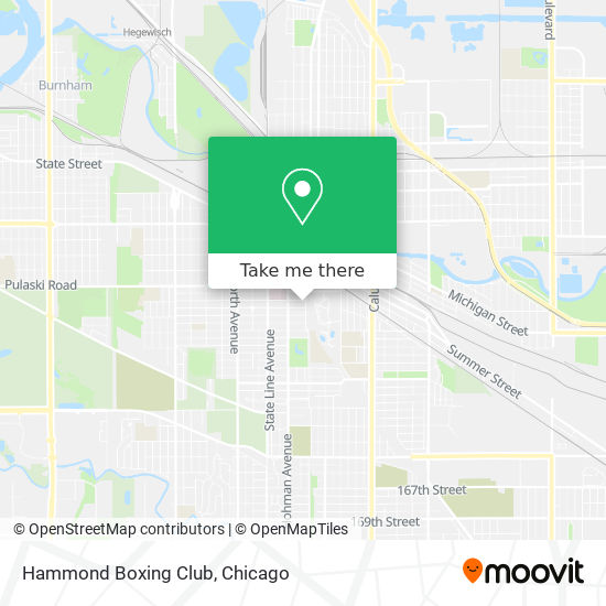 Mapa de Hammond Boxing Club