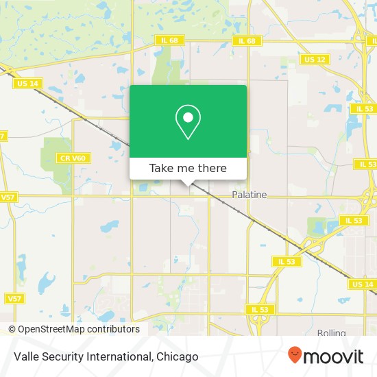 Mapa de Valle Security International