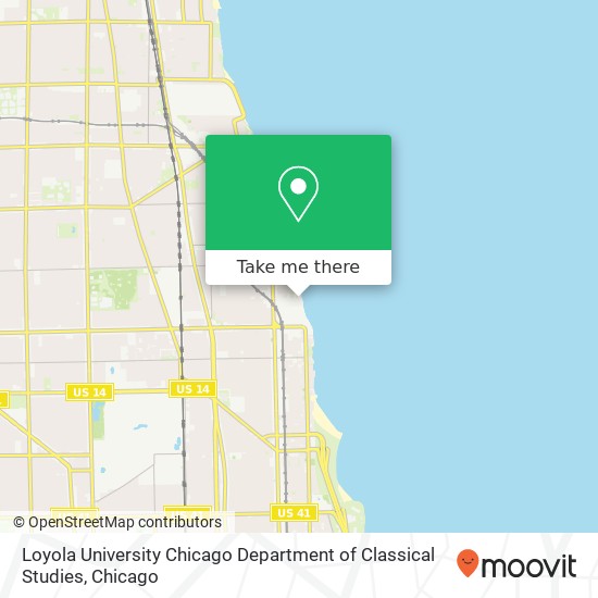 Loyola University Chicago Department of Classical Studies map