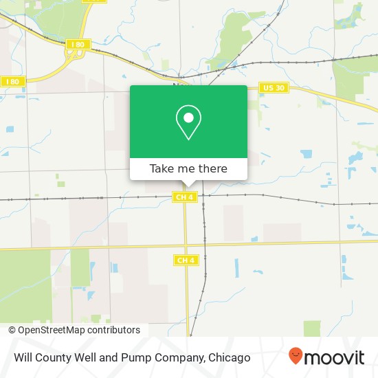 Mapa de Will County Well and Pump Company