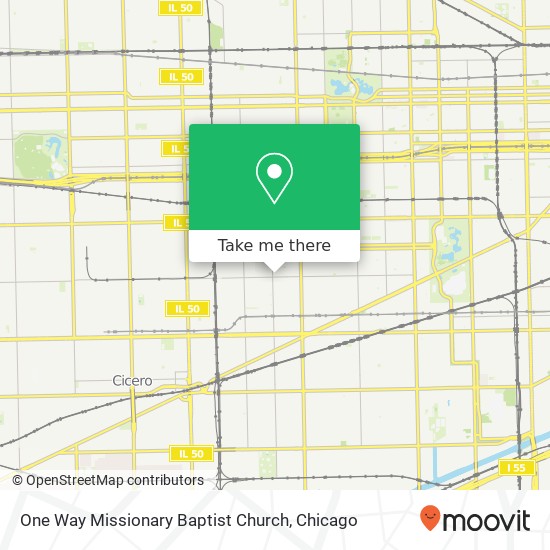 One Way Missionary Baptist Church map