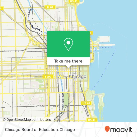 Chicago Board of Education map