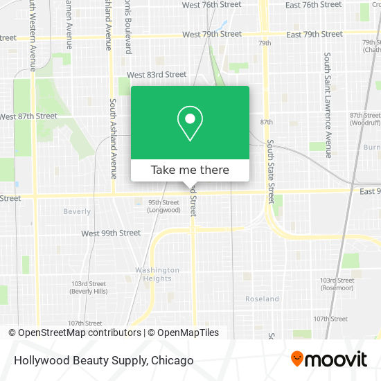 Hollywood Beauty Supply map
