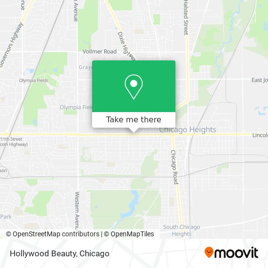 Hollywood Beauty map