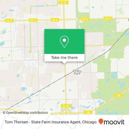 Tom Thorsen - State Farm Insurance Agent map