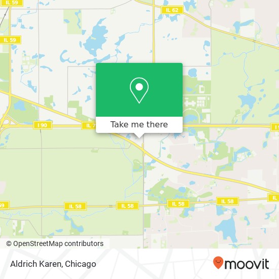 Mapa de Aldrich Karen