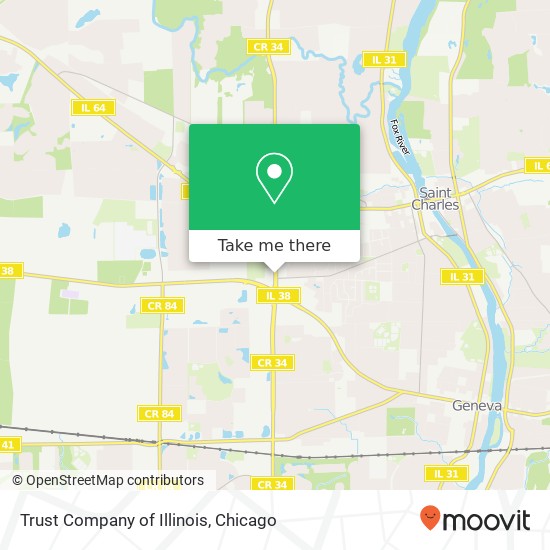 Trust Company of Illinois map