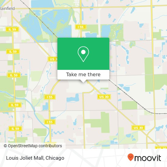 Louis Joliet Mall map