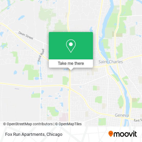 Fox Run Apartments map