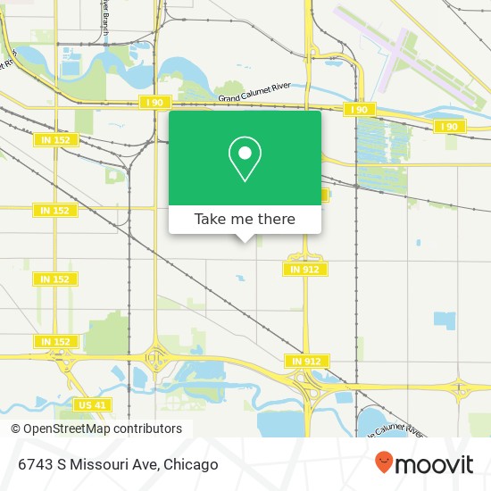 6743 S Missouri Ave map