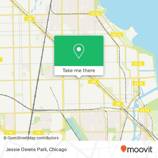 Mapa de Jessie Owens Park