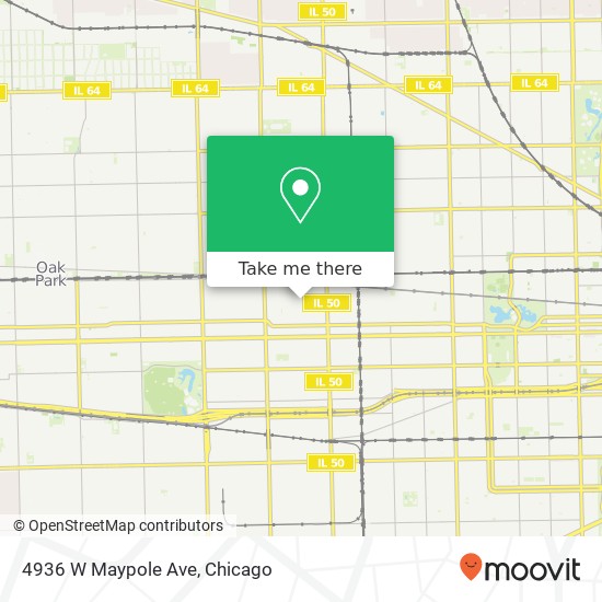 4936 W Maypole Ave map