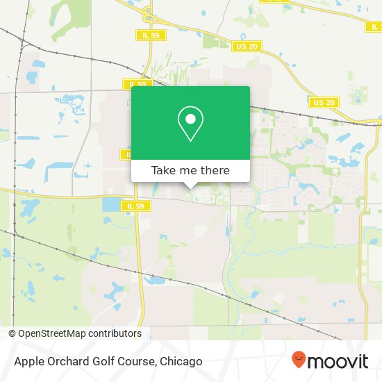 Mapa de Apple Orchard Golf Course