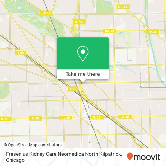 Fresenius Kidney Care Neomedica North Kilpatrick map