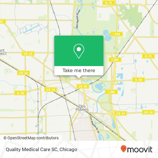 Quality Medical Care SC map
