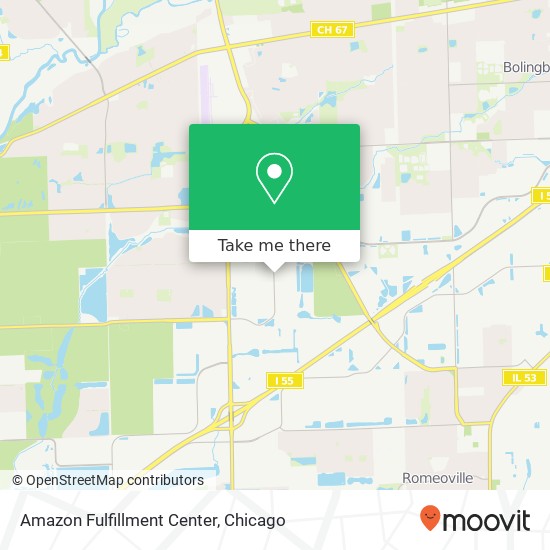 Mapa de Amazon Fulfillment Center