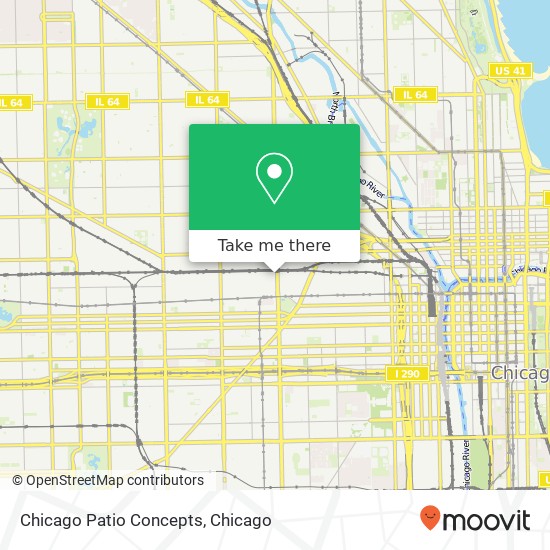 Chicago Patio Concepts map