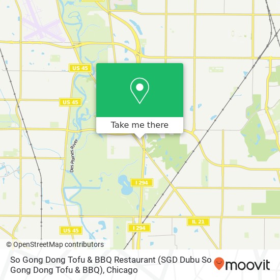 Mapa de So Gong Dong Tofu & BBQ Restaurant (SGD Dubu So Gong Dong Tofu & BBQ)