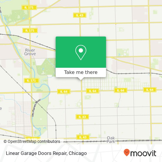 Mapa de Linear Garage Doors Repair