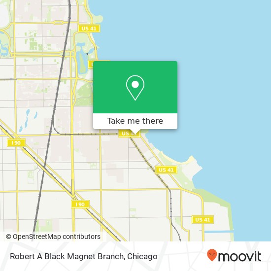 Robert A Black Magnet Branch map