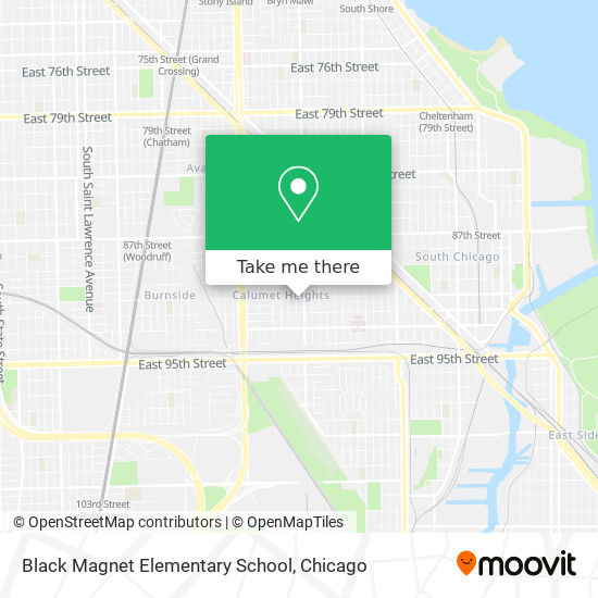Mapa de Black Magnet Elementary School