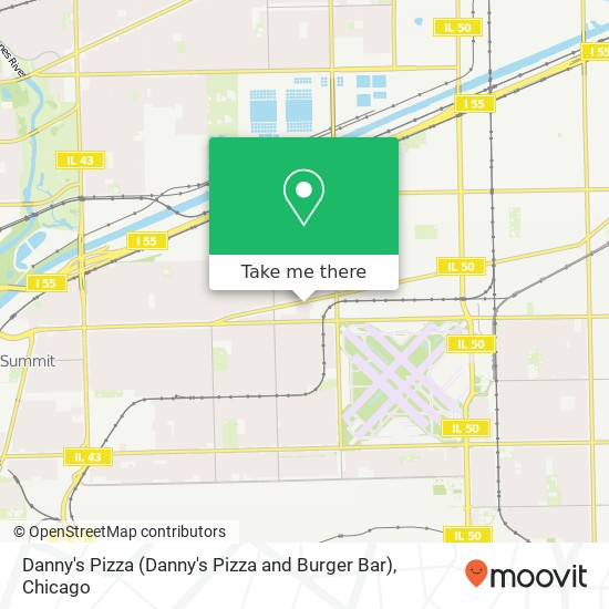 Mapa de Danny's Pizza (Danny's Pizza and Burger Bar)