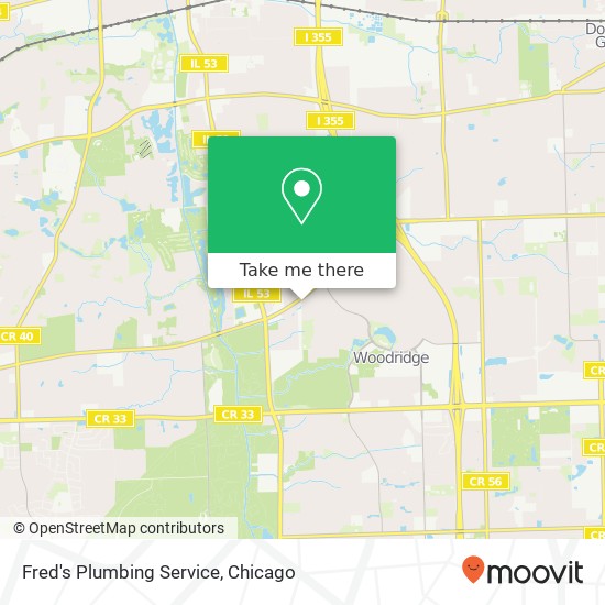Mapa de Fred's Plumbing Service