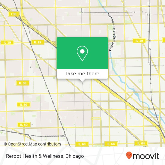 Reroot Health & Wellness map