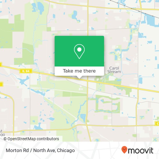 Morton Rd / North Ave map
