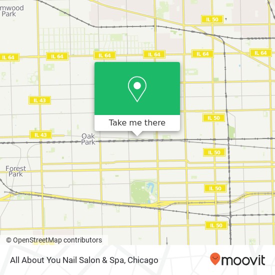 All About You Nail Salon & Spa map