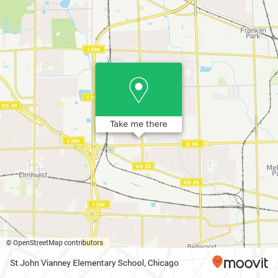 St John Vianney Elementary School map
