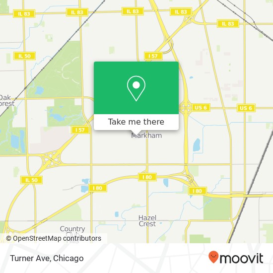 Mapa de Turner Ave