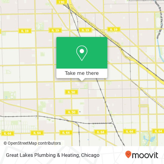 Mapa de Great Lakes Plumbing & Heating