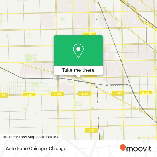 Mapa de Auto Expo Chicago