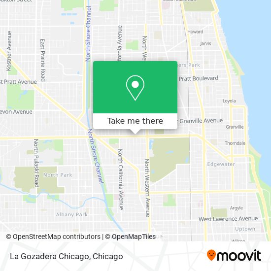La Gozadera Chicago map