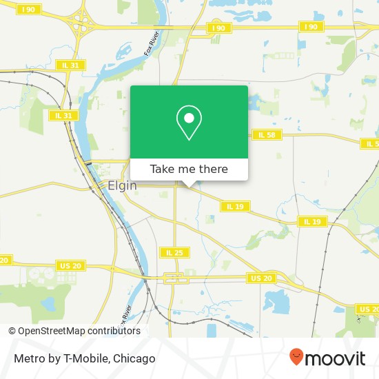 Metro by T-Mobile map