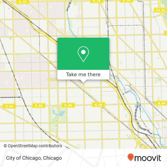 City of Chicago map