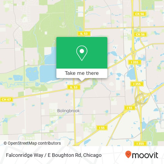 Falconridge Way / E Boughton Rd map