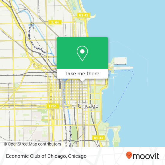 Economic Club of Chicago map
