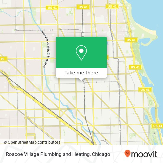 Roscoe Village Plumbing and Heating map