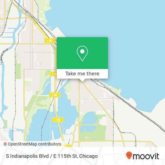 S Indianapolis Blvd / E 115th St map