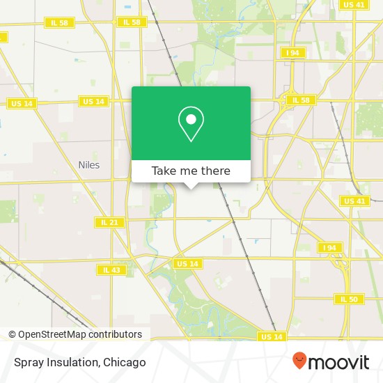 Mapa de Spray Insulation